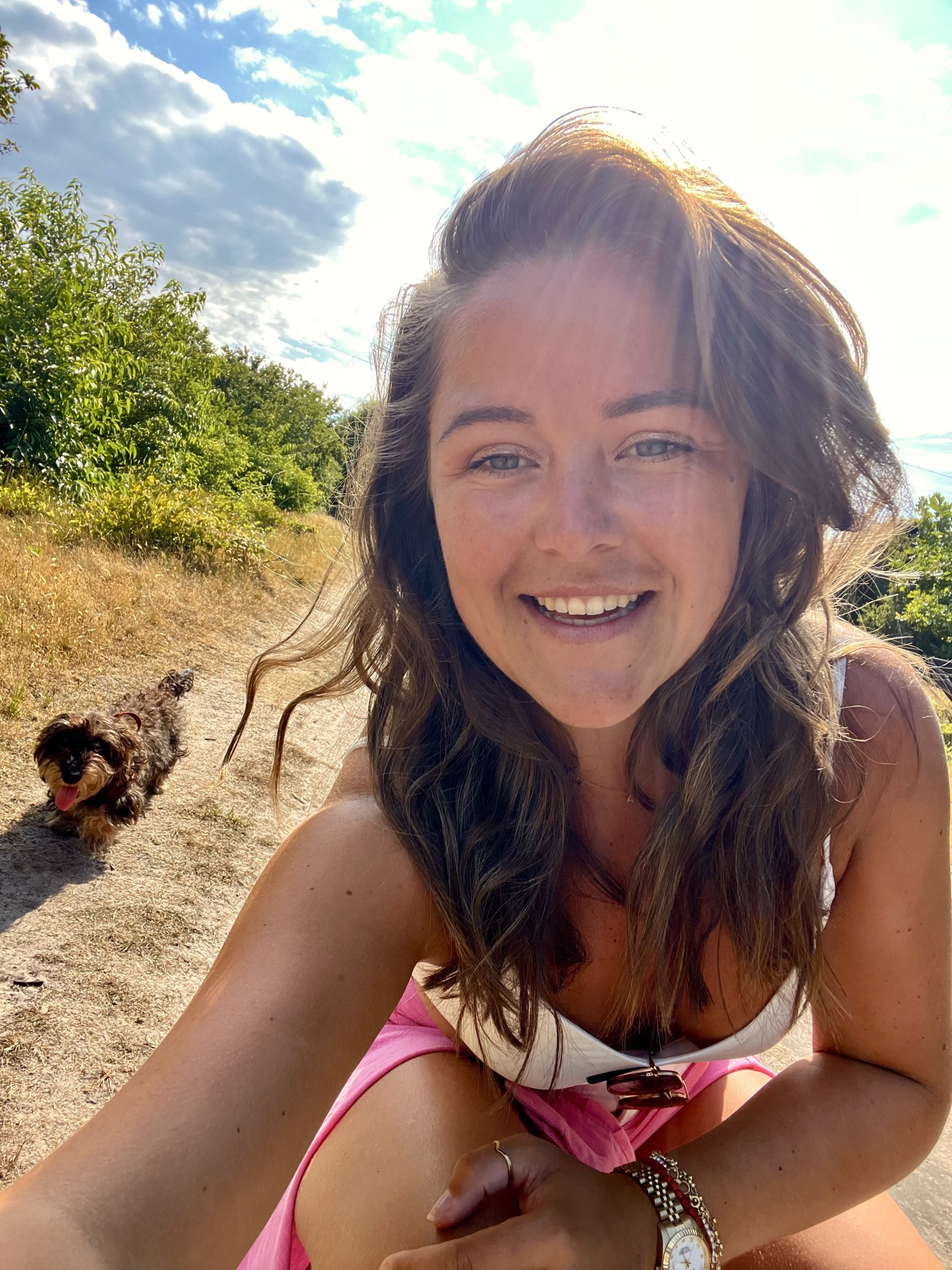 Guusje in de duinen